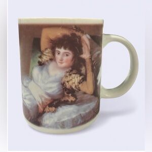 Francisco de Goya's La Maia Vestida The Clothed Maja Ceramic Coffee Mug Cup